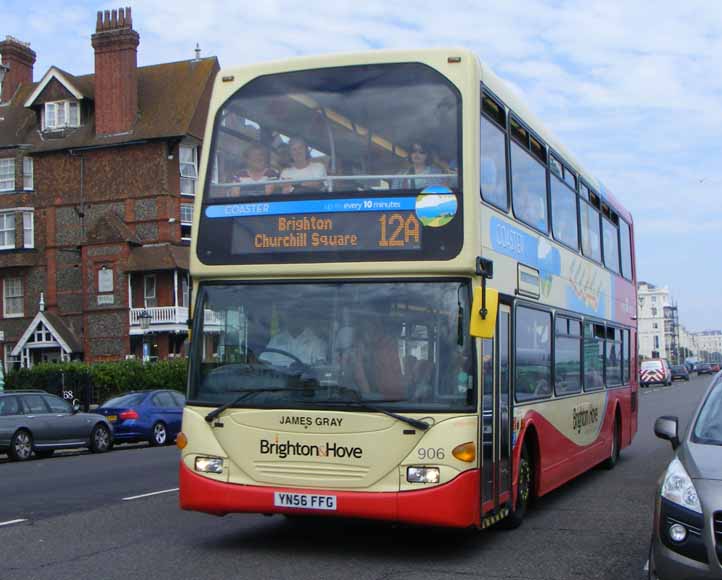 Brighton & Hove Scania N94UD East Lancs Omnidekka 906